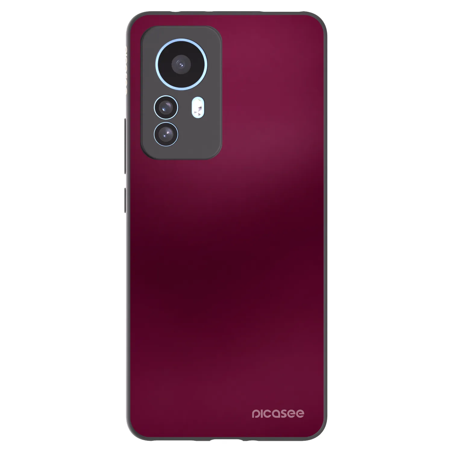 Picasee silikonový černý obal pro Xiaomi 12T Pro - Velvet Bordeaux