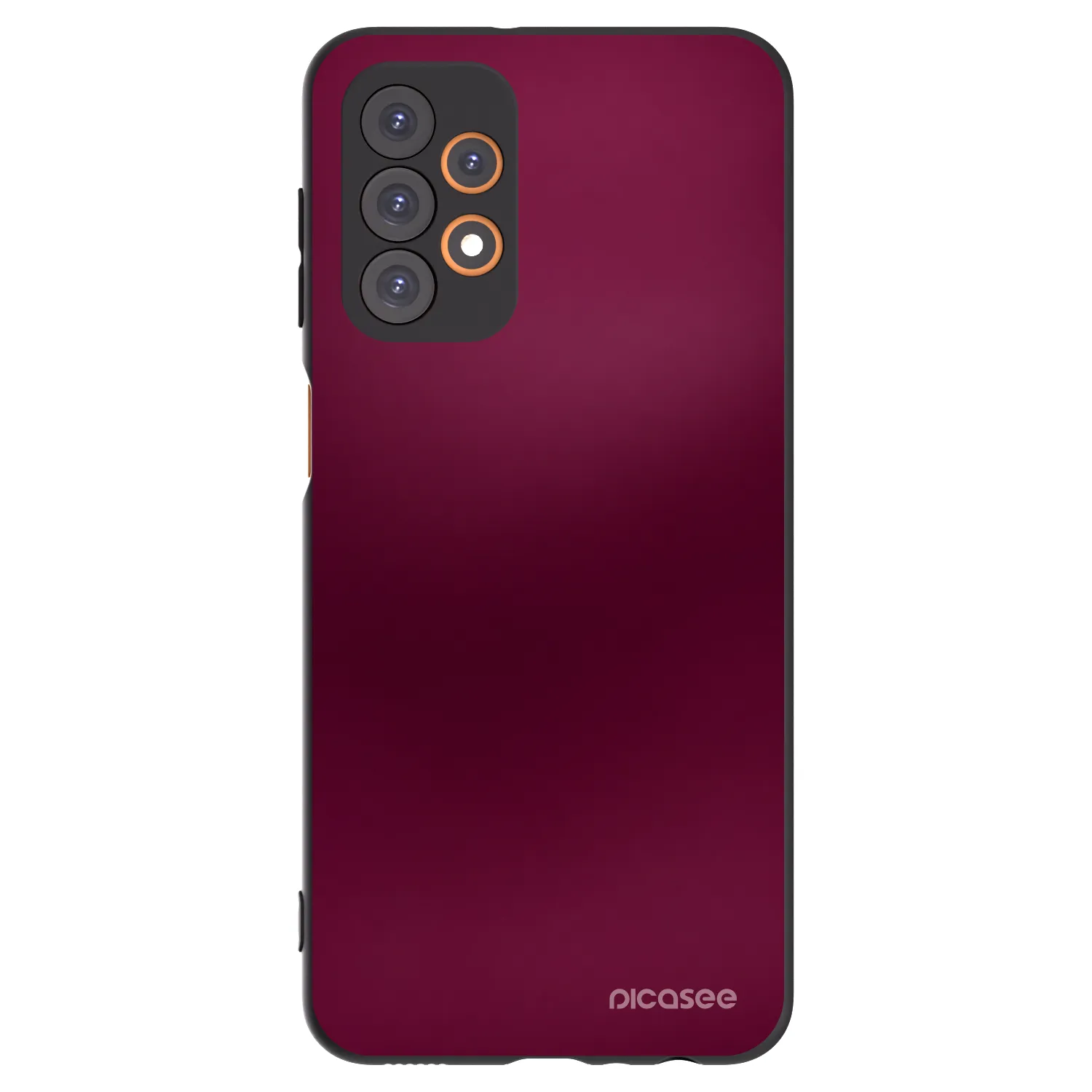 Picasee silikonový černý obal pro Samsung Galaxy A23 A236B 5G - Velvet Bordeaux
