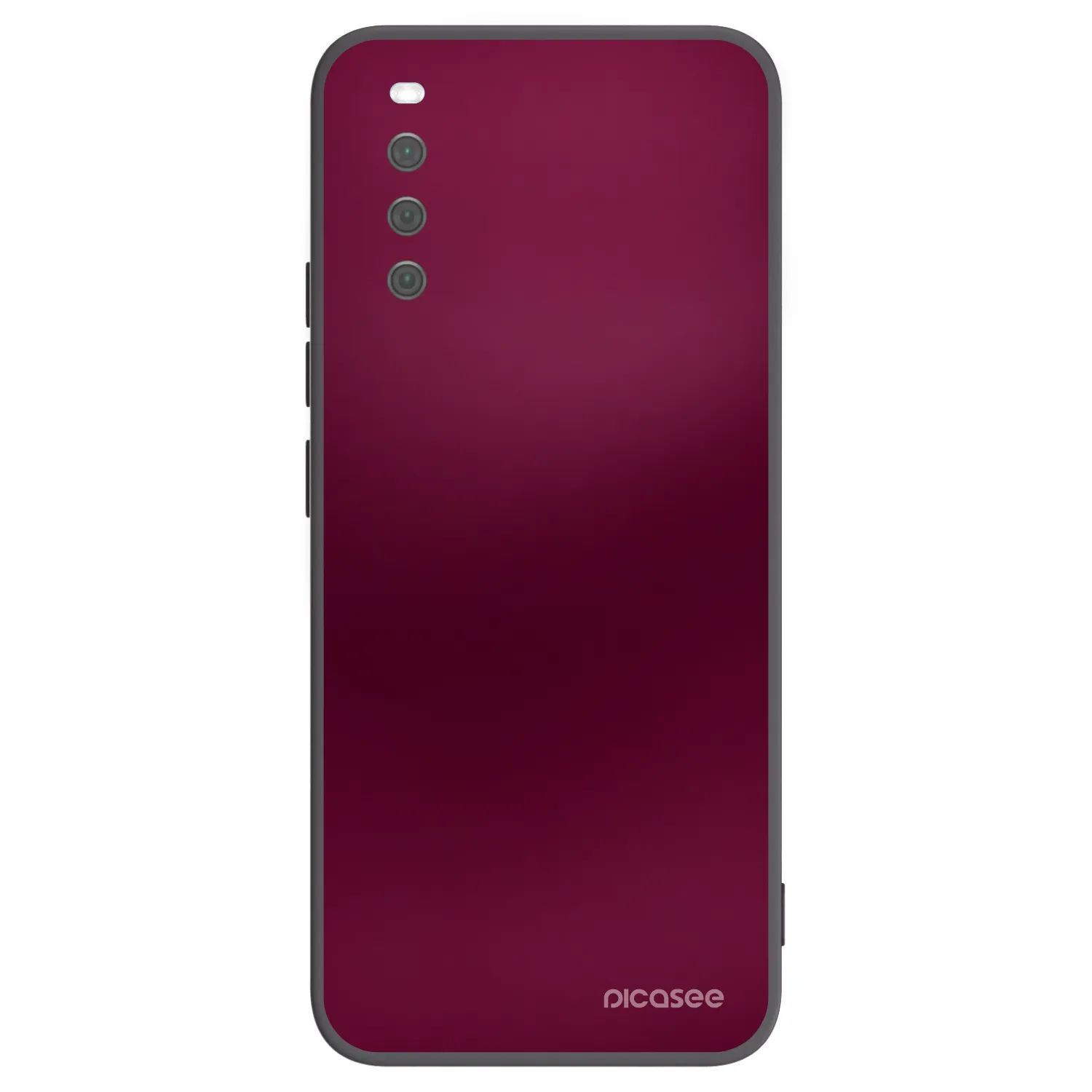 Picasee silikonový černý obal pro Sony Xperia 10 III - Velvet Bordeaux