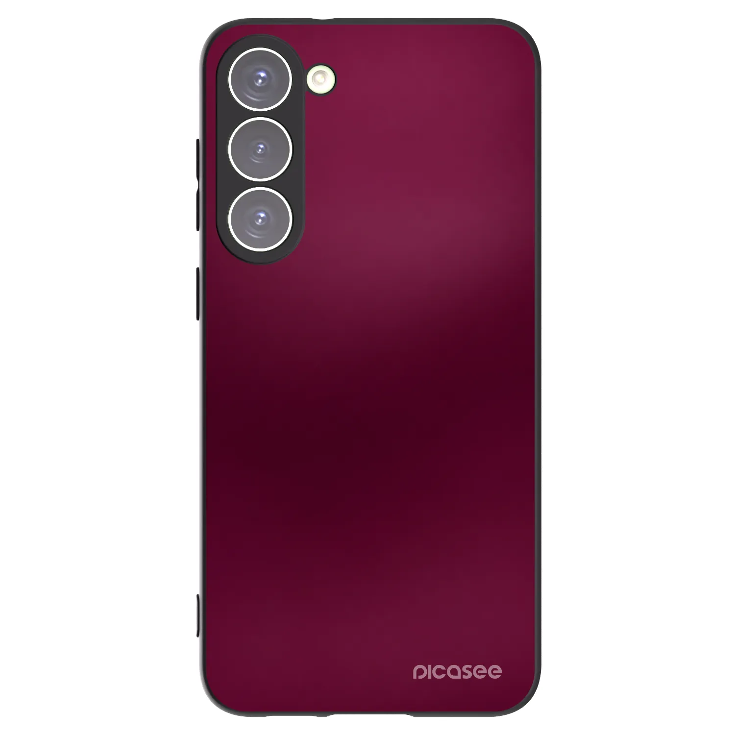 Picasee silikonový černý obal pro Samsung Galaxy S23+ 5G - Velvet Bordeaux