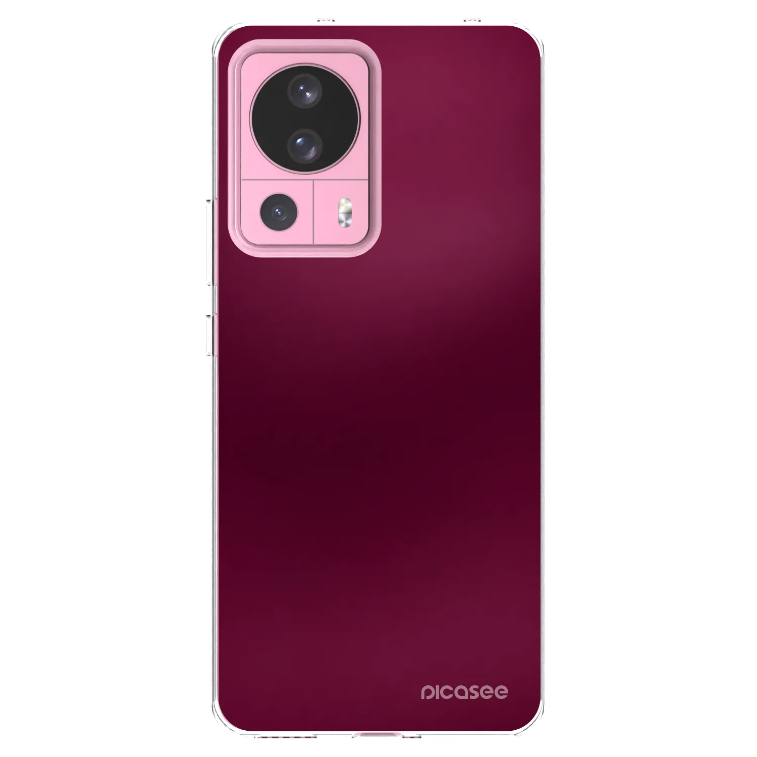 Picasee silikonový průhledný obal pro Xiaomi 13 Lite - Velvet Bordeaux