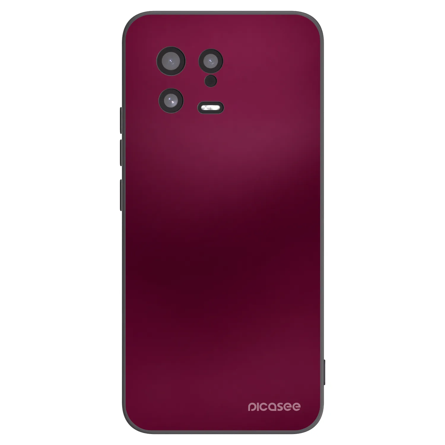 Picasee silikonový černý obal pro Xiaomi 13 - Velvet Bordeaux
