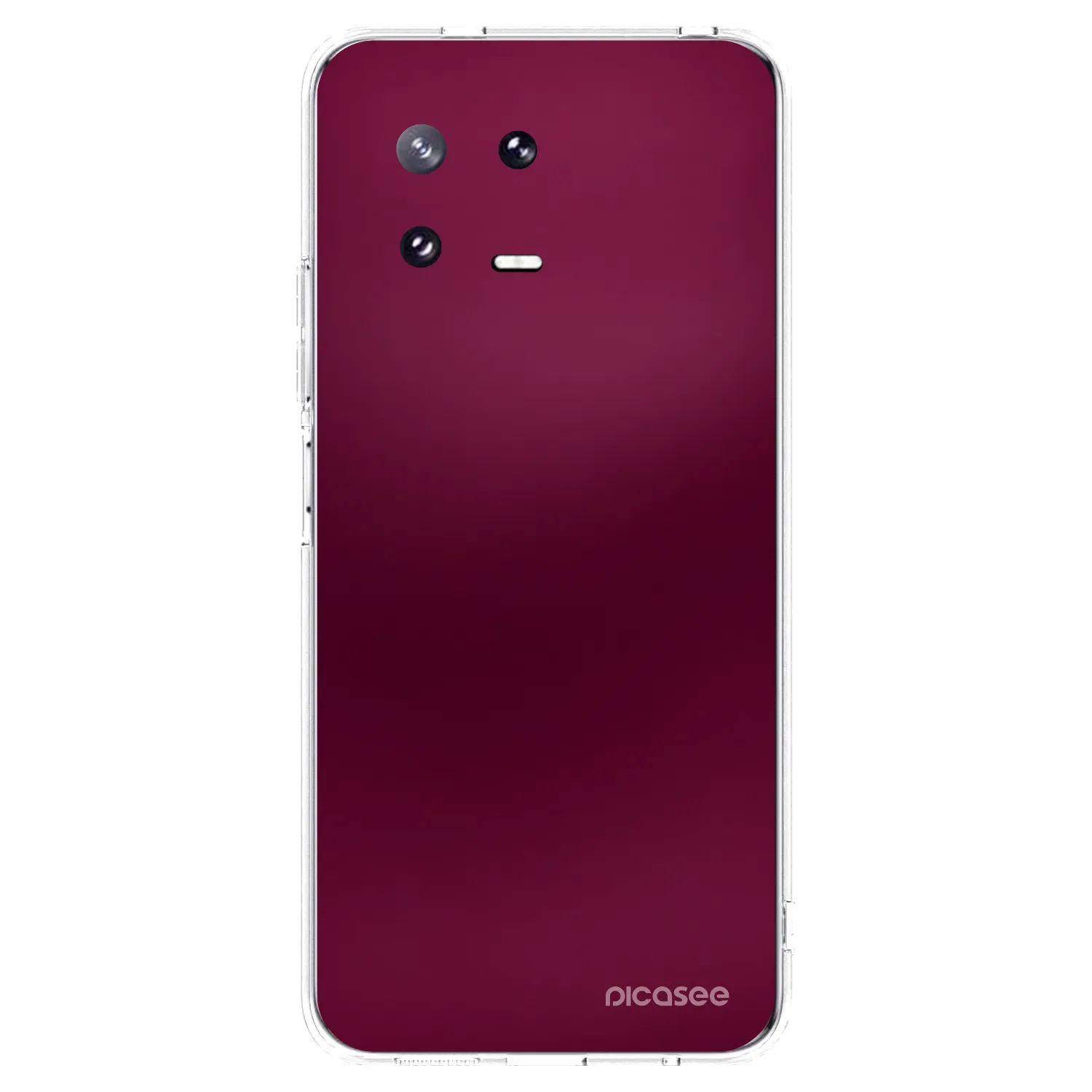 Picasee silikonový průhledný obal pro Xiaomi 13 Pro - Velvet Bordeaux