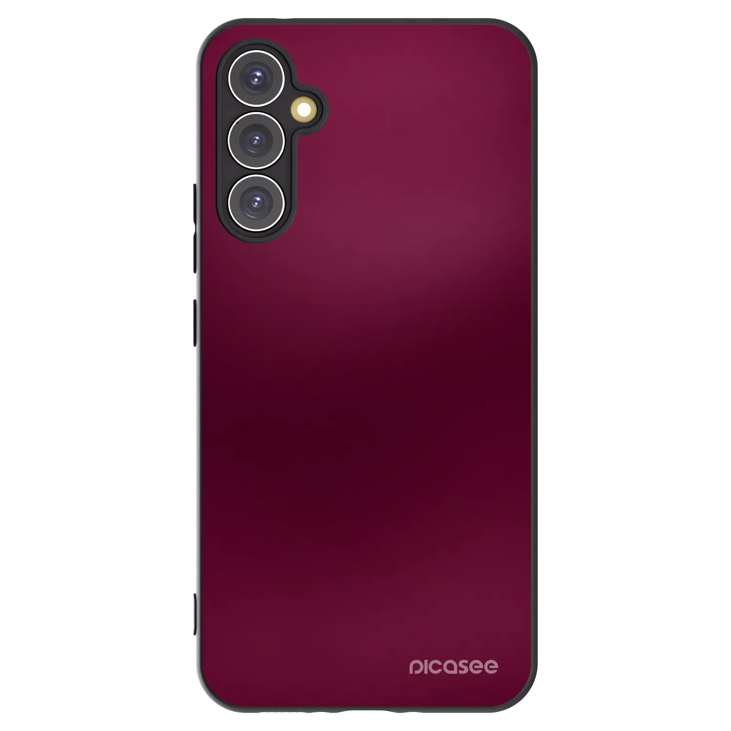 Picasee silikonový černý obal pro Samsung Galaxy A34 5G A346B - Velvet Bordeaux