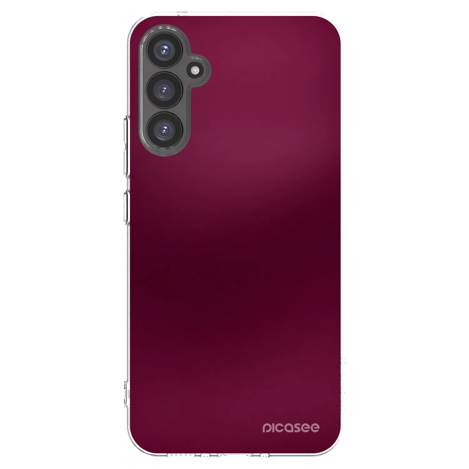 Picasee silikonový průhledný obal pro Samsung Galaxy A34 5G A346B - Velvet Bordeaux