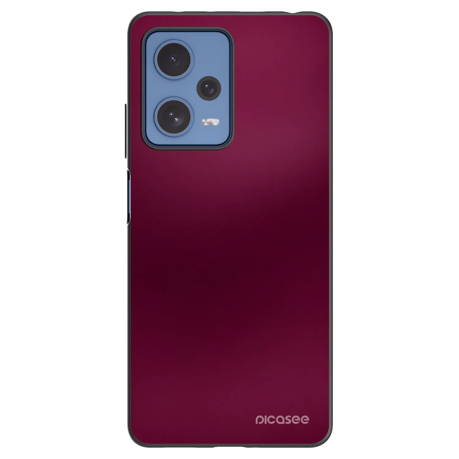 Picasee silikonový černý obal pro Xiaomi Redmi Note 12 Pro 5G - Velvet Bordeaux