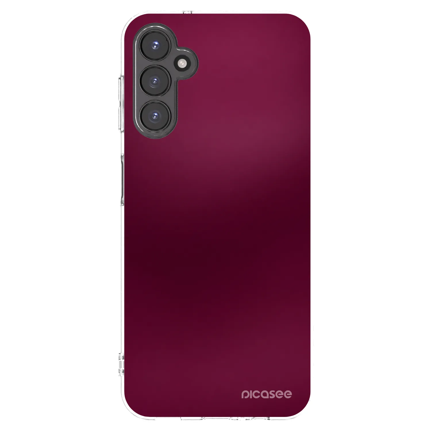Picasee silikonový průhledný obal pro Samsung Galaxy A14 5G A146P - Velvet Bordeaux