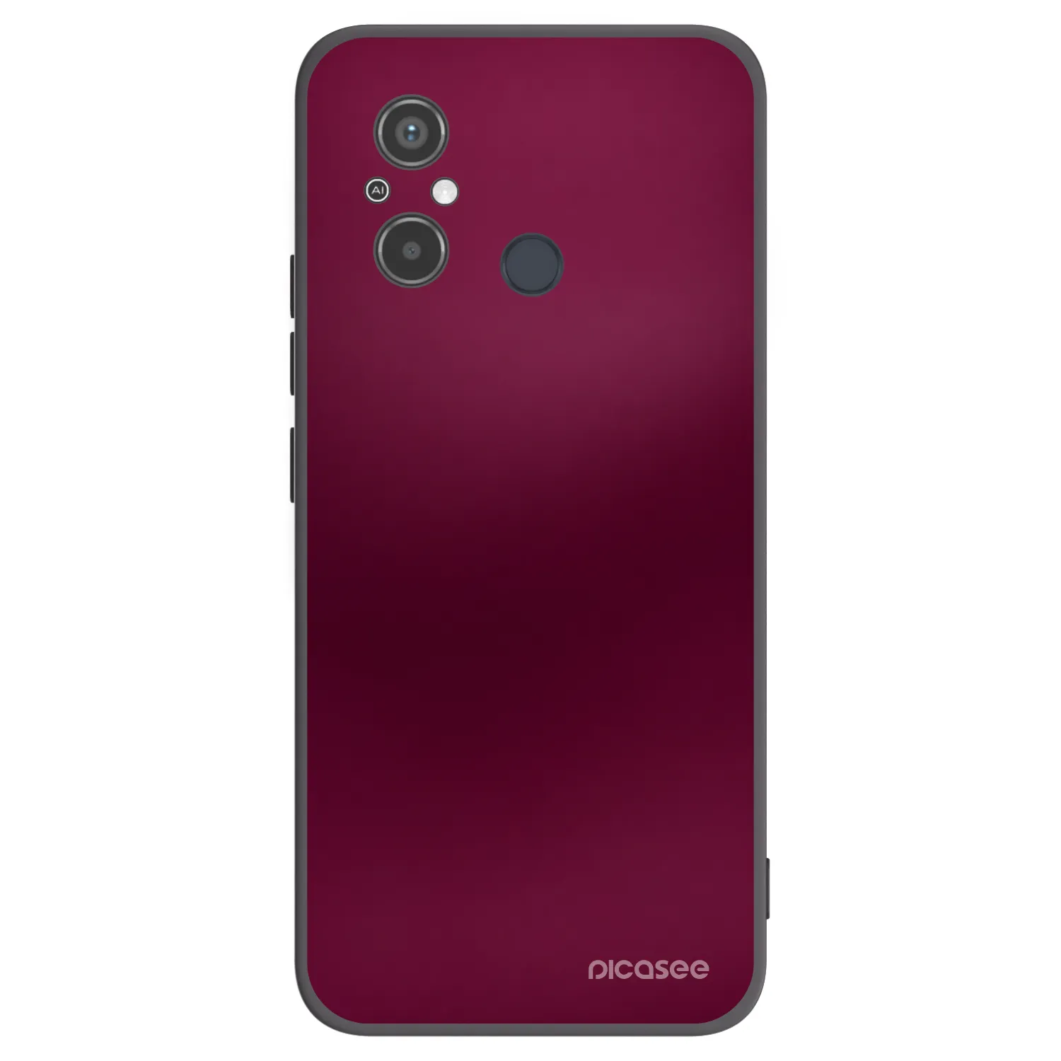 Picasee silikonový černý obal pro Xiaomi Redmi 12C - Velvet Bordeaux