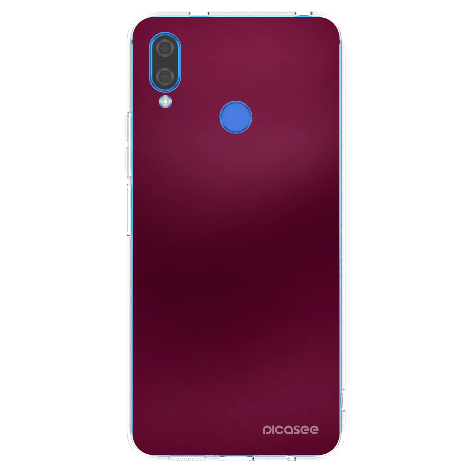 Picasee silikonový průhledný obal pro Huawei Nova 3i - Velvet Bordeaux