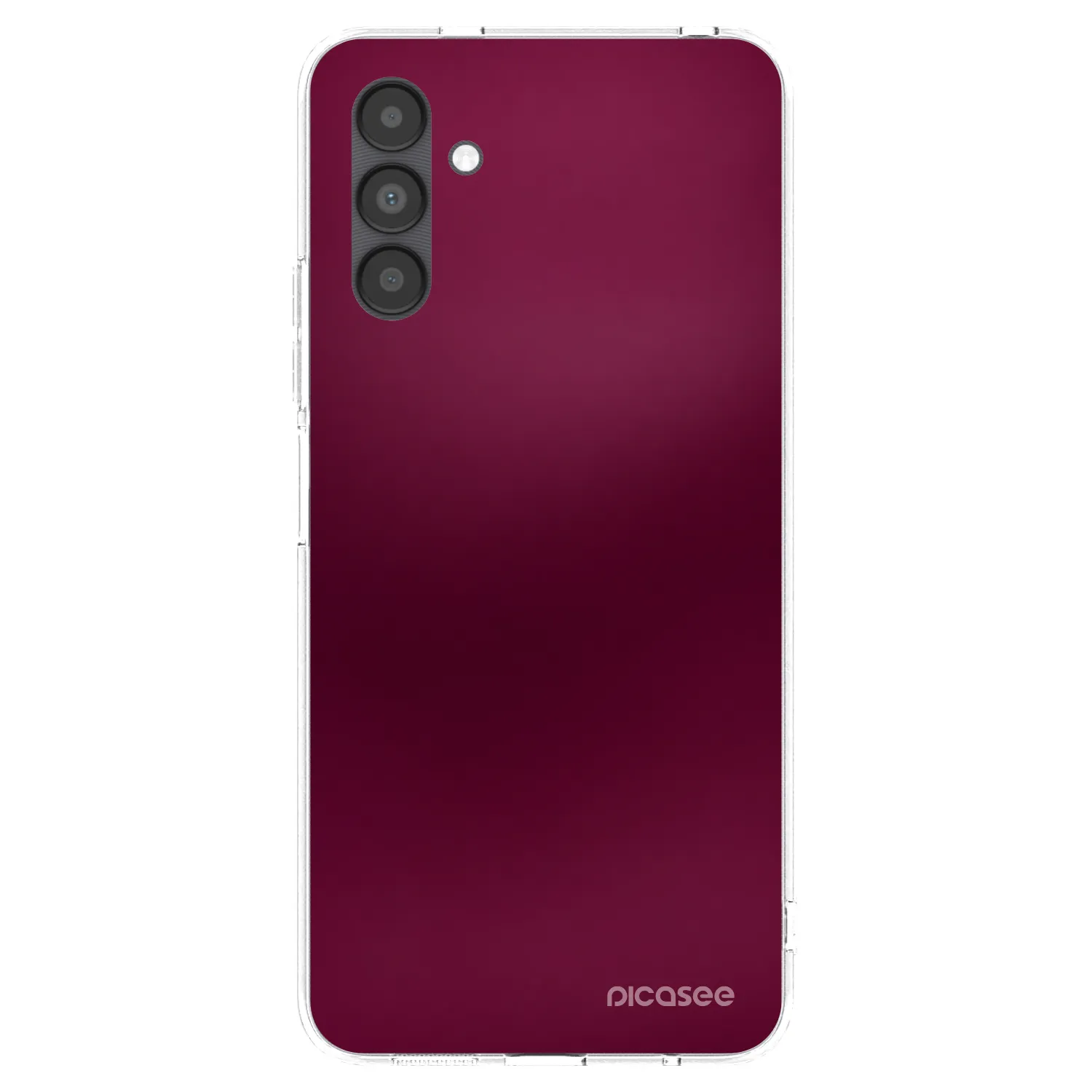 Picasee silikonový průhledný obal pro Samsung Galaxy A04s A047F - Velvet Bordeaux