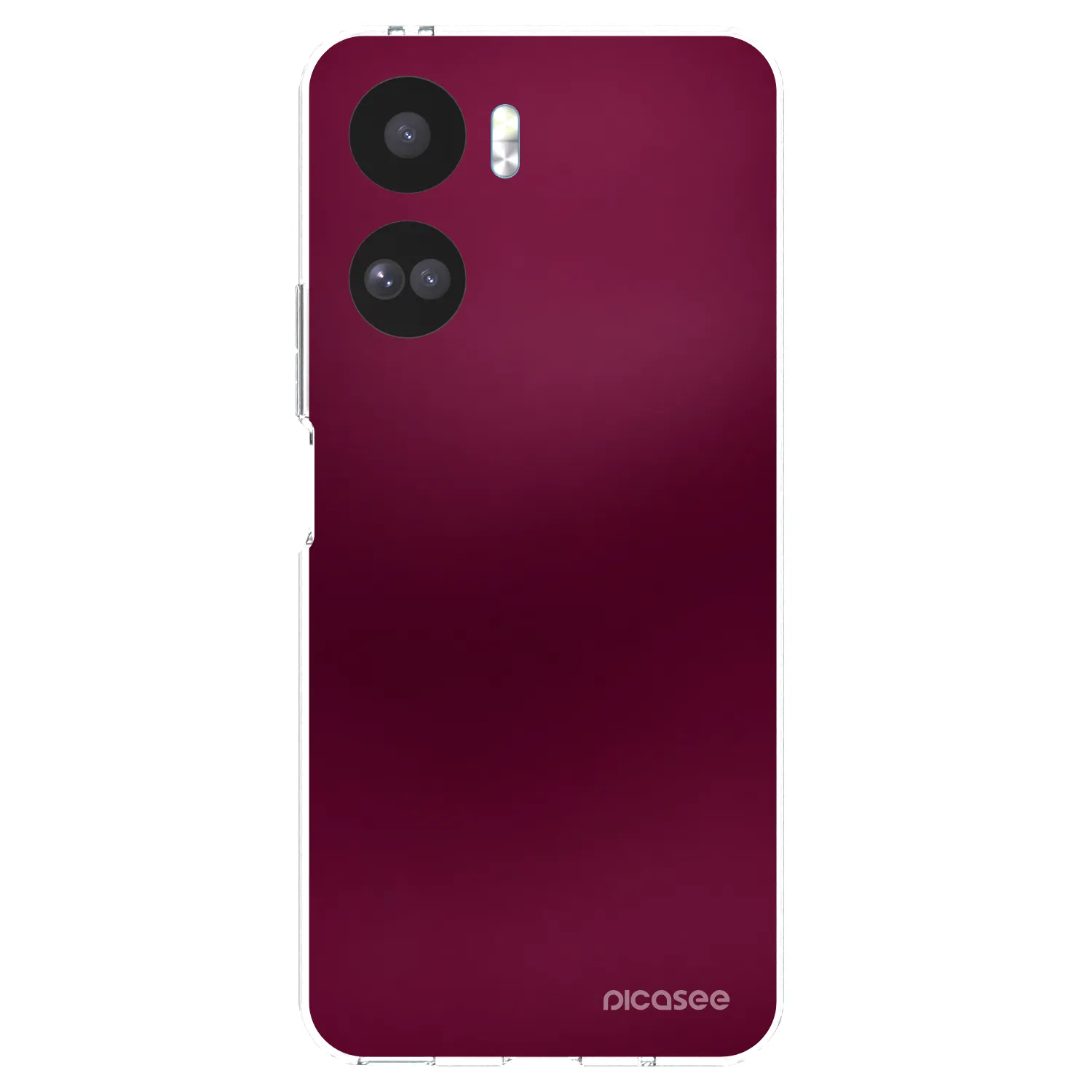 Picasee silikonový průhledný obal pro Honor 90 Lite 5G - Velvet Bordeaux