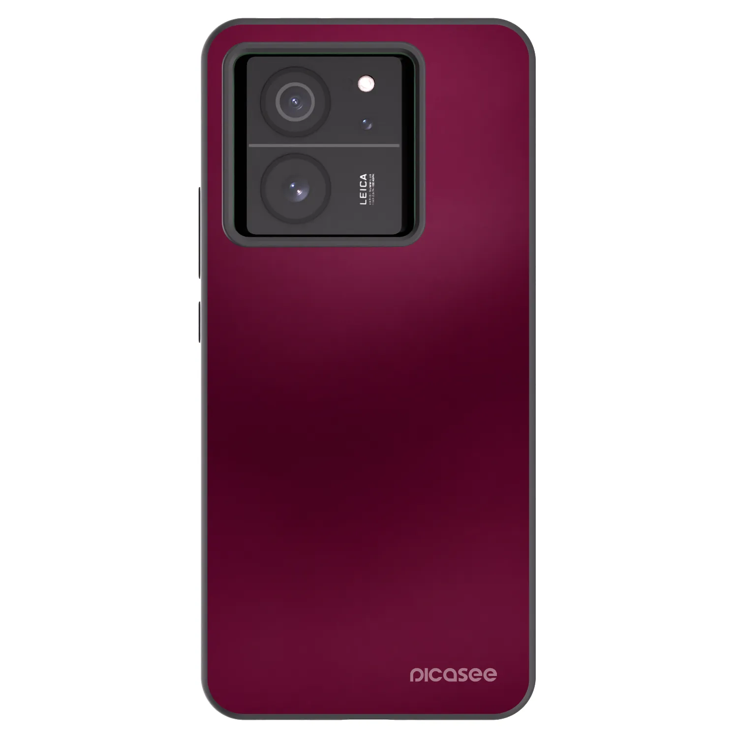 Picasee silikonový černý obal pro Xiaomi 13T - Velvet Bordeaux