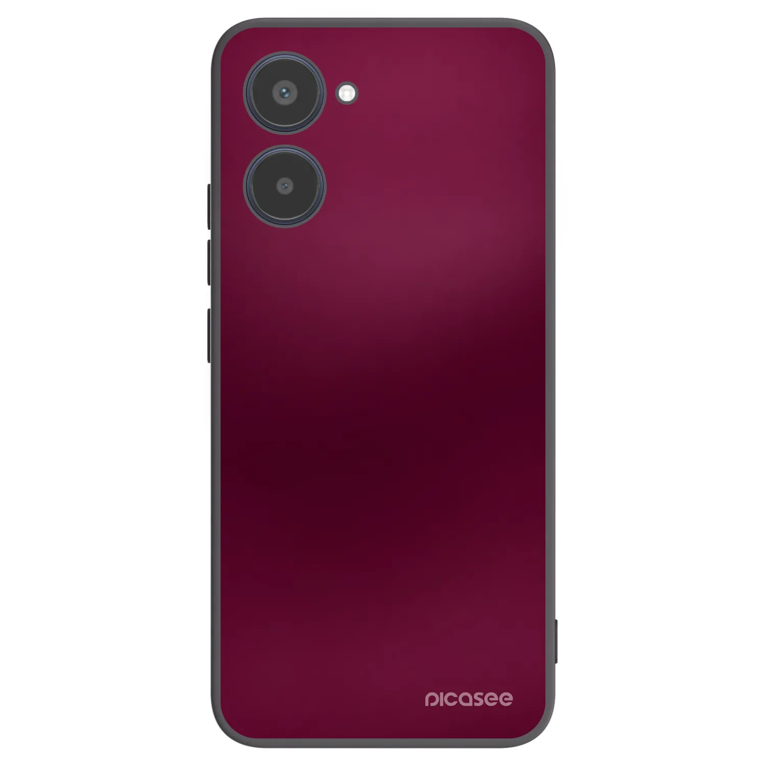 Picasee silikonový černý obal pro Realme 10 4G - Velvet Bordeaux