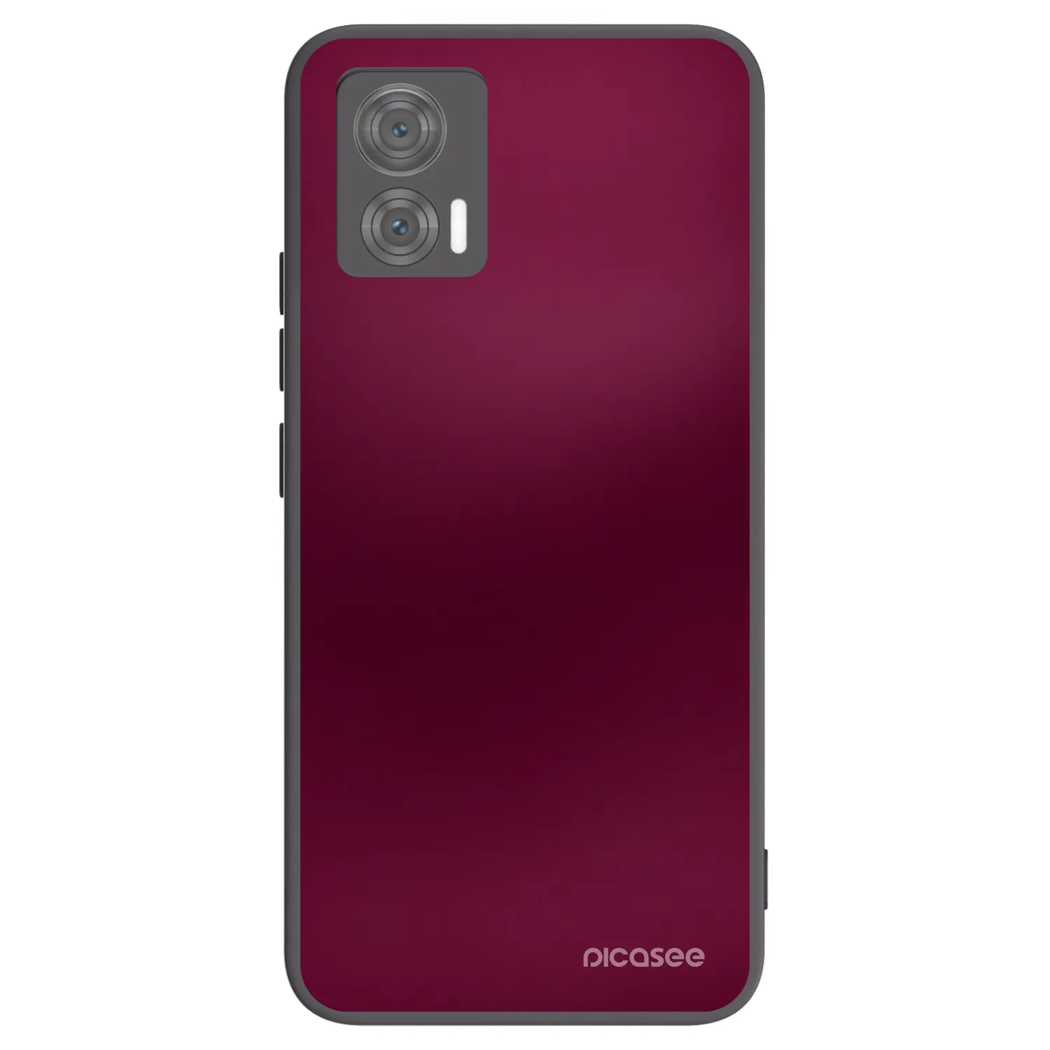 Picasee silikonový černý obal pro Motorola Edge 30 Neo - Velvet Bordeaux