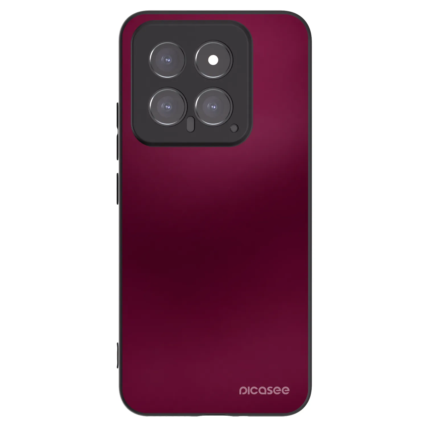 Picasee silikonový černý obal pro Xiaomi 14 - Velvet Bordeaux