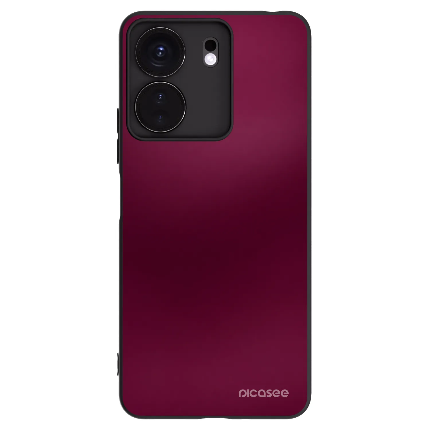 Picasee silikonový černý obal pro Xiaomi Redmi 13C 4G - Velvet Bordeaux