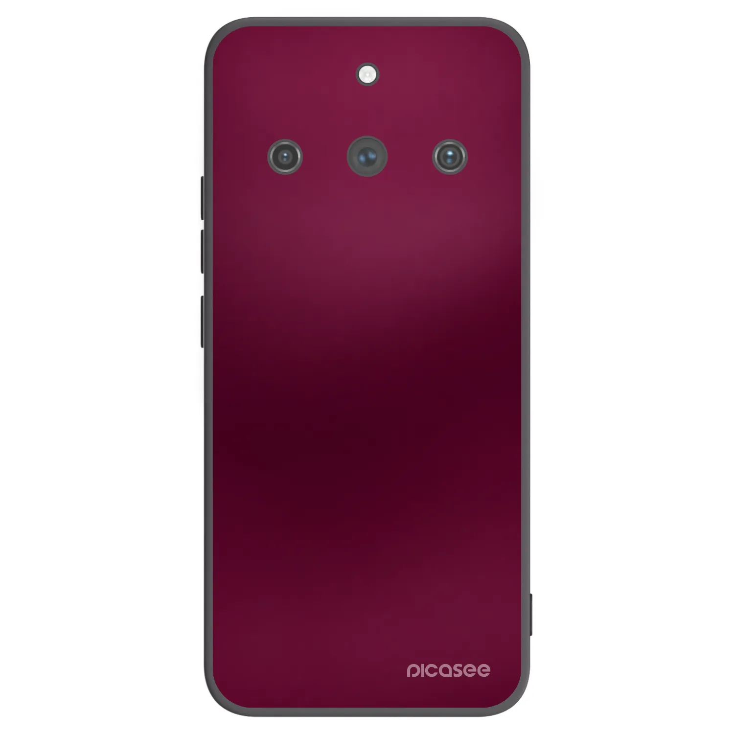 Picasee silikonový černý obal pro Realme 11 Pro+ - Velvet Bordeaux