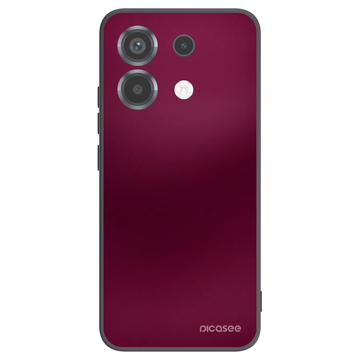 Picasee silikonový černý obal pro Xiaomi Poco X6 - Velvet Bordeaux