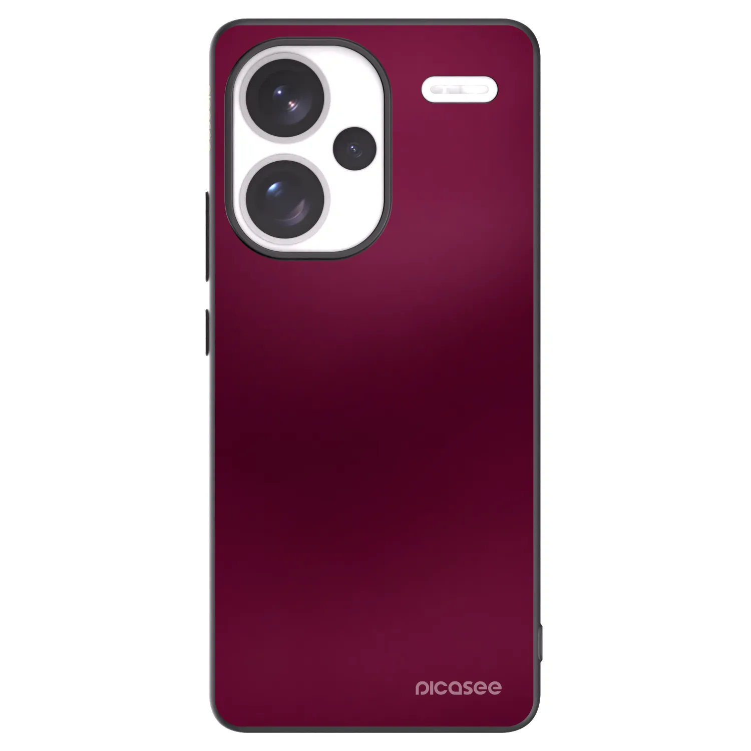 Picasee silikonový černý obal pro Xiaomi Redmi Note 13 Pro+ 5G - Velvet Bordeaux