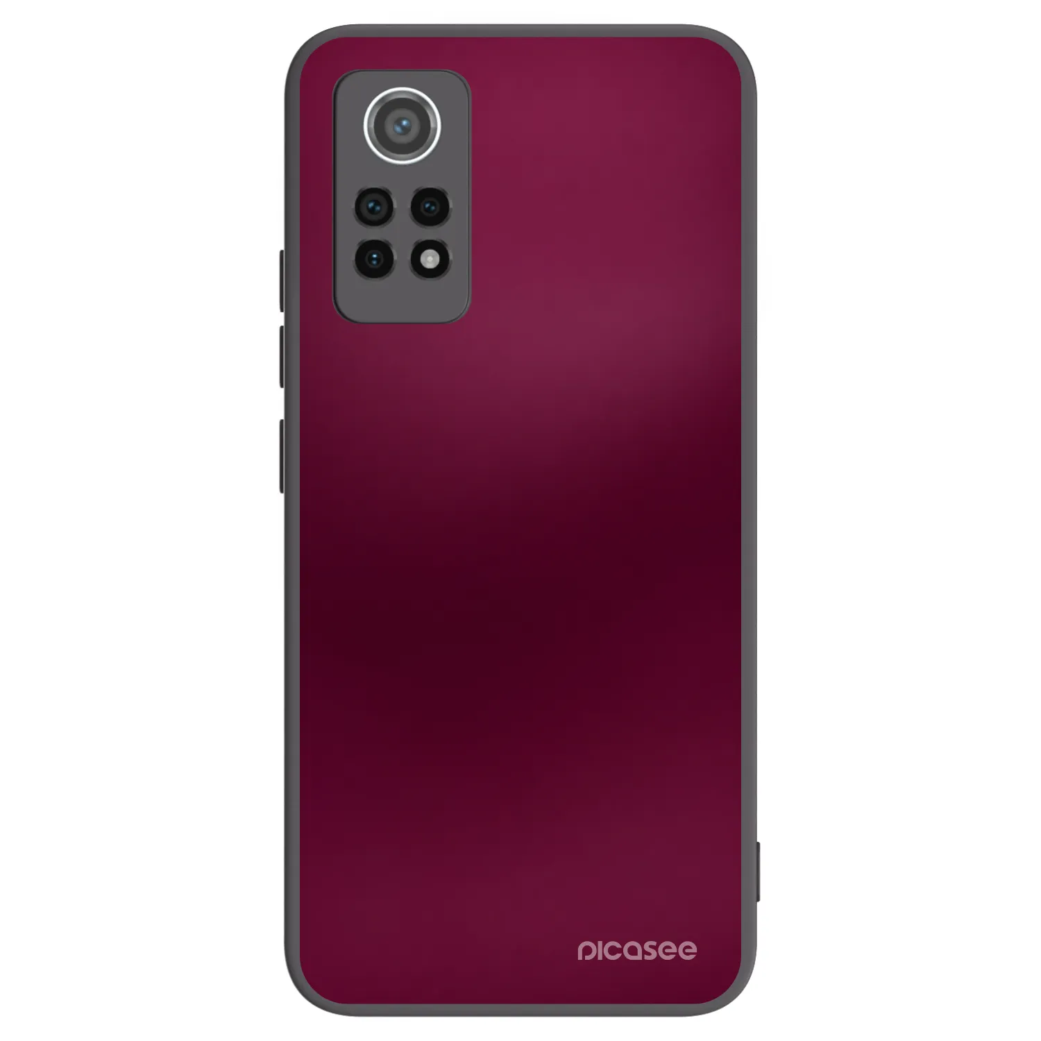 Picasee silikonový černý obal pro Xiaomi Redmi Note 12 Pro 4G - Velvet Bordeaux