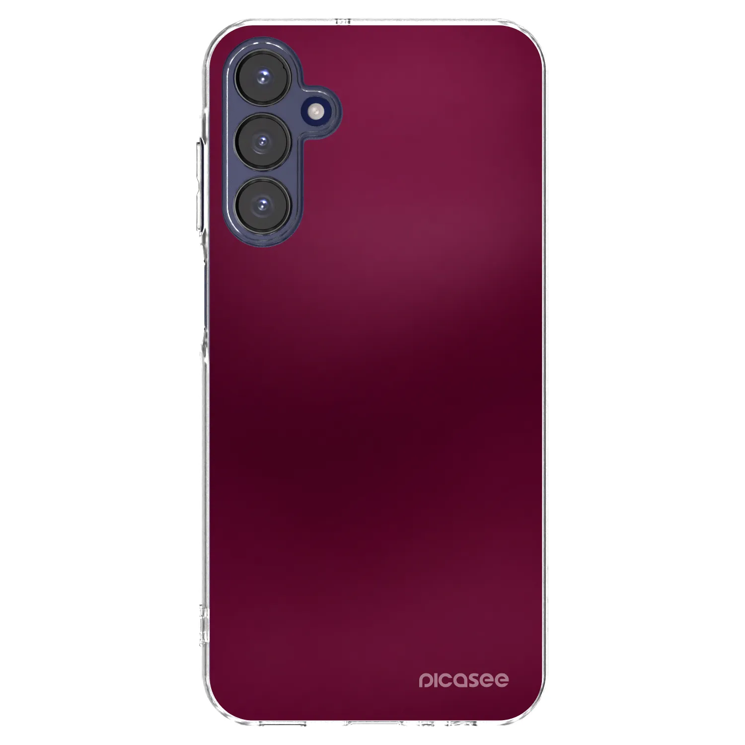 Picasee silikonový průhledný obal pro Samsung Galaxy A15 A155F 4G - Velvet Bordeaux