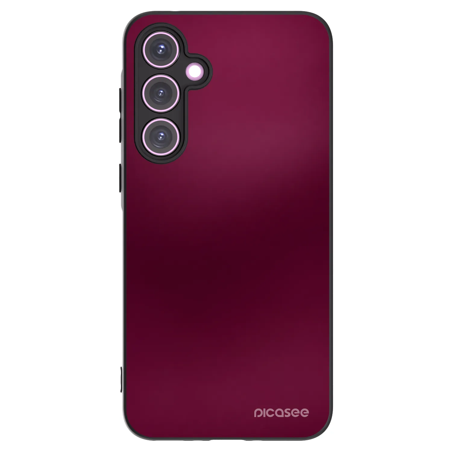 Picasee silikonový černý obal pro Samsung Galaxy A35 5G A356B - Velvet Bordeaux