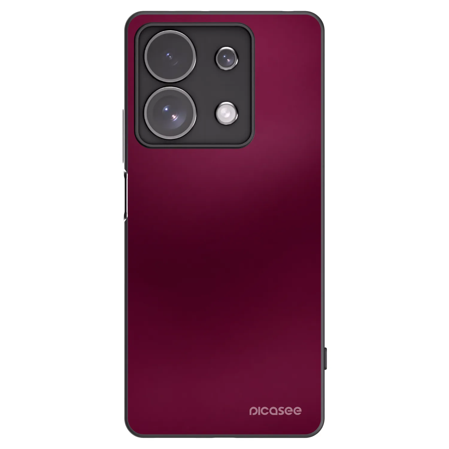 Picasee silikonový černý obal pro Xiaomi Redmi Note 13 Pro 4G - Velvet Bordeaux