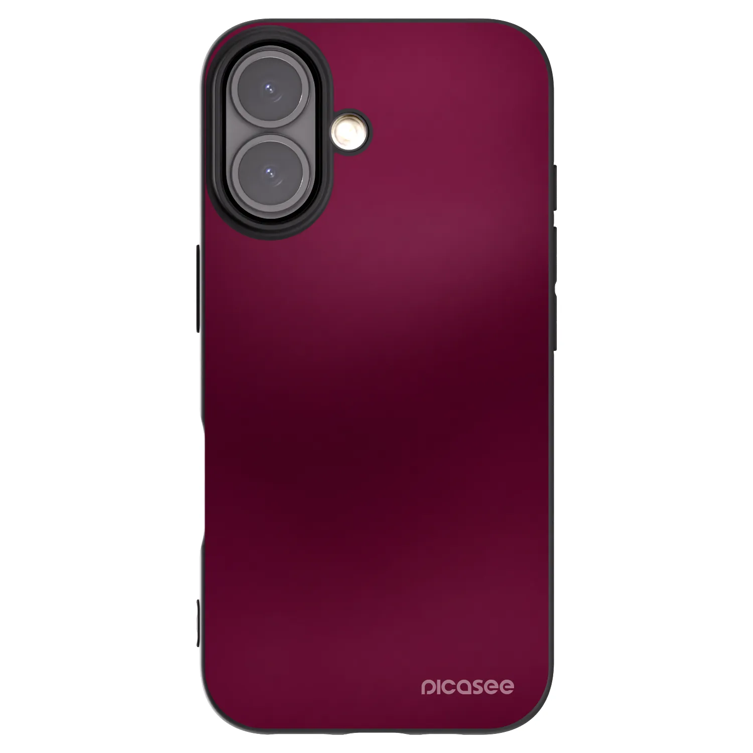 Picasee silikonový černý obal pro Apple iPhone 16 - Velvet Bordeaux