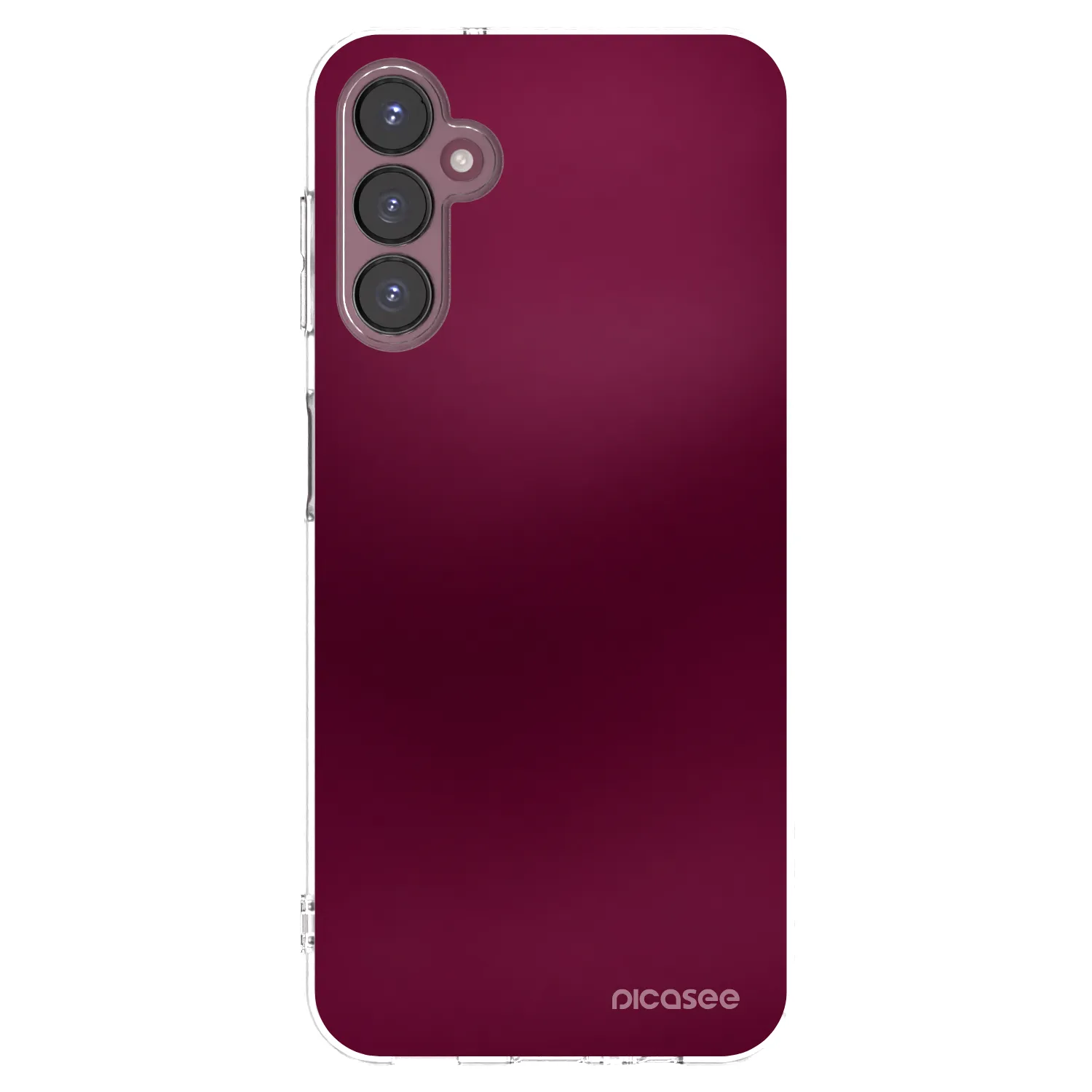 Picasee silikonový průhledný obal pro Samsung Galaxy A05s A057G - Velvet Bordeaux