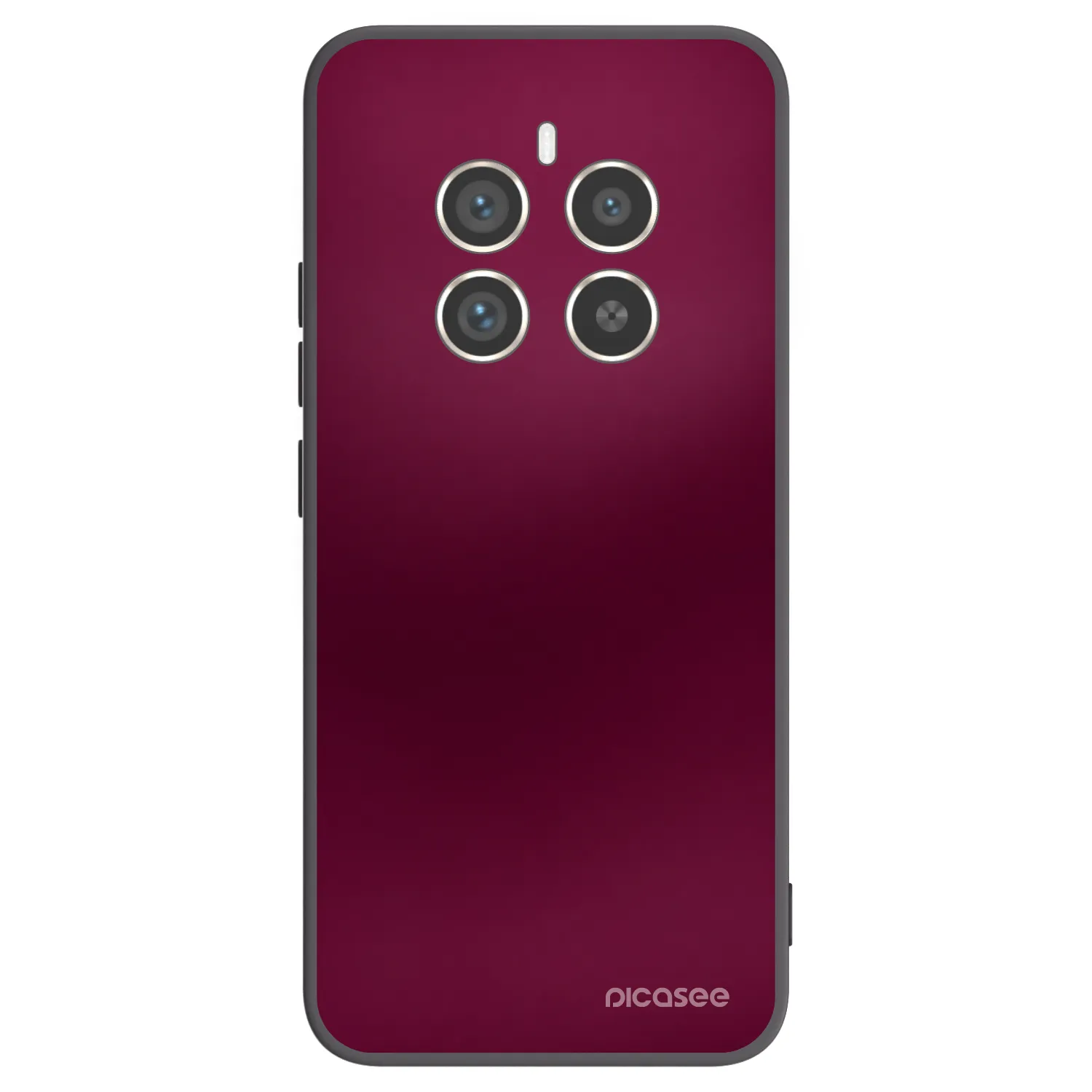 Picasee silikonový černý obal pro Realme 12 Pro 5G - Velvet Bordeaux
