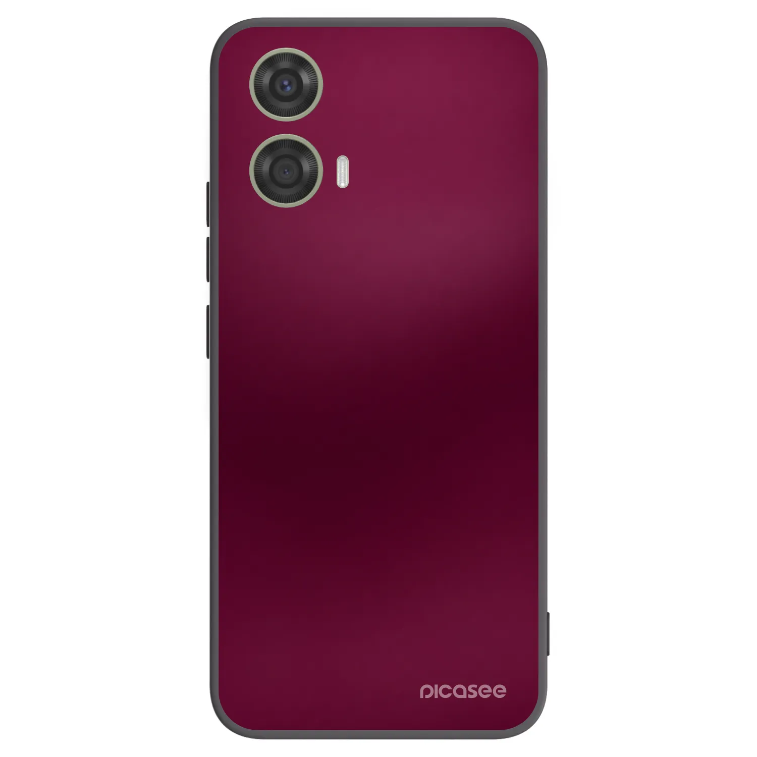 Picasee silikonový černý obal pro Motorola Moto G24 - Velvet Bordeaux