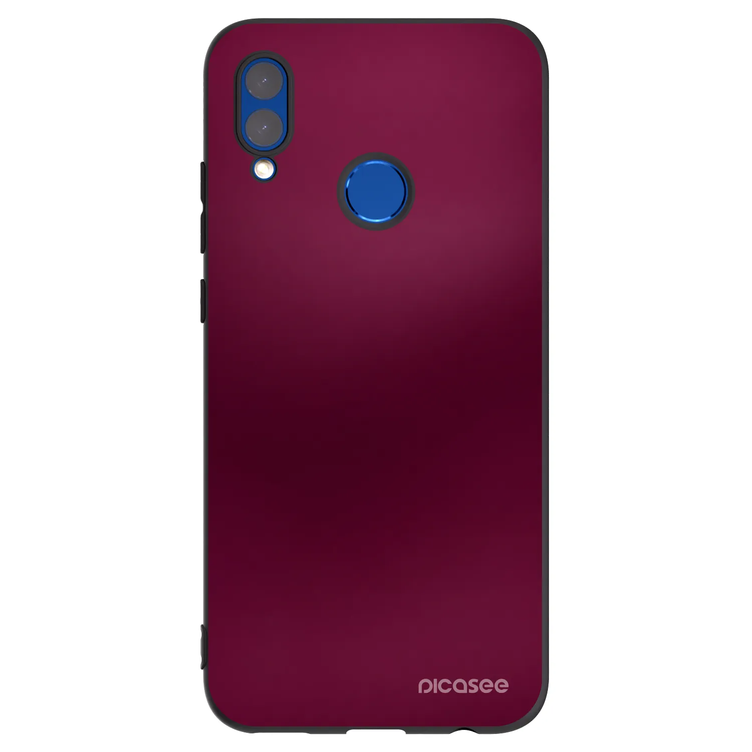 Picasee silikonový černý obal pro Huawei P Smart 2019 - Velvet Bordeaux