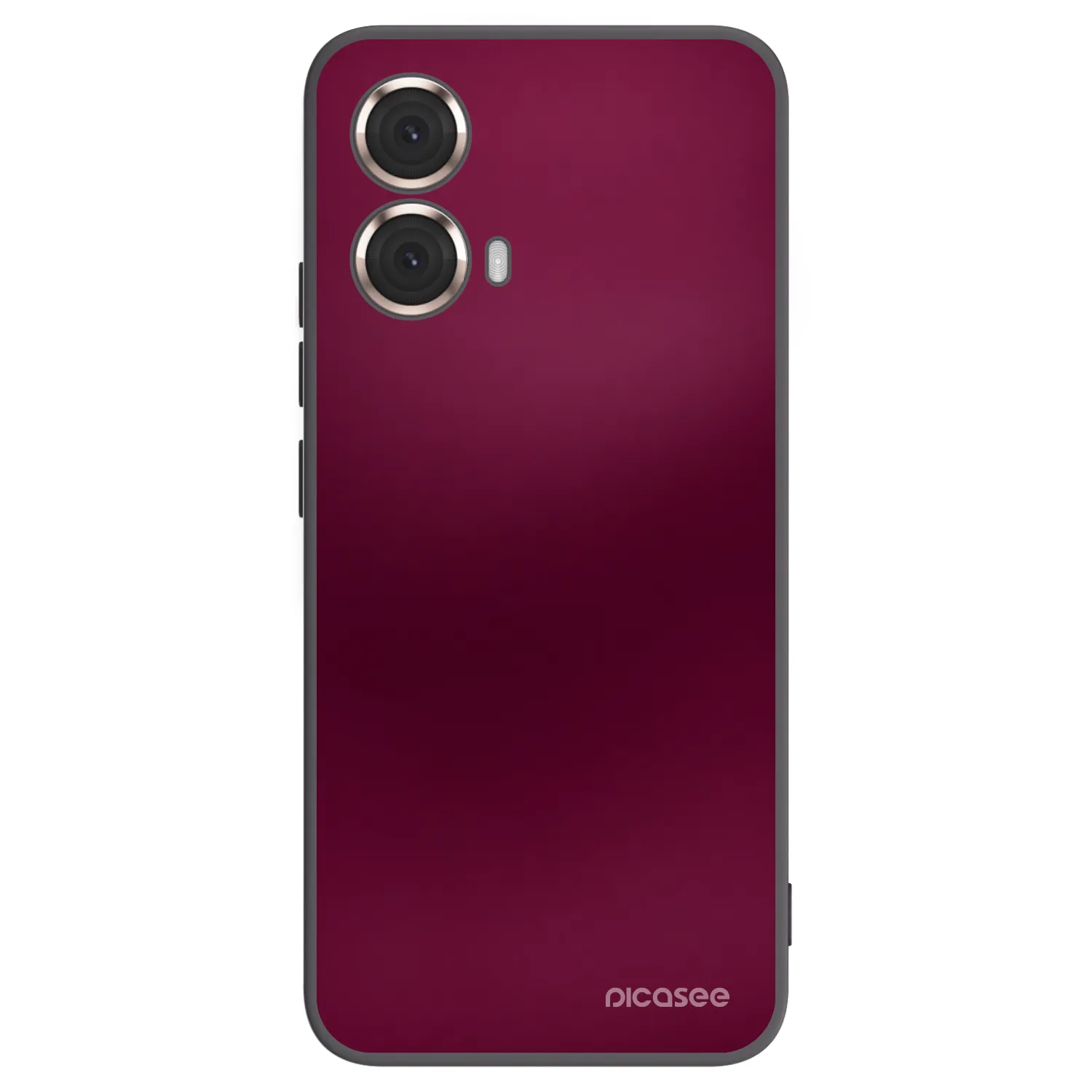 Picasee silikonový černý obal pro Motorola Moto G85 - Velvet Bordeaux