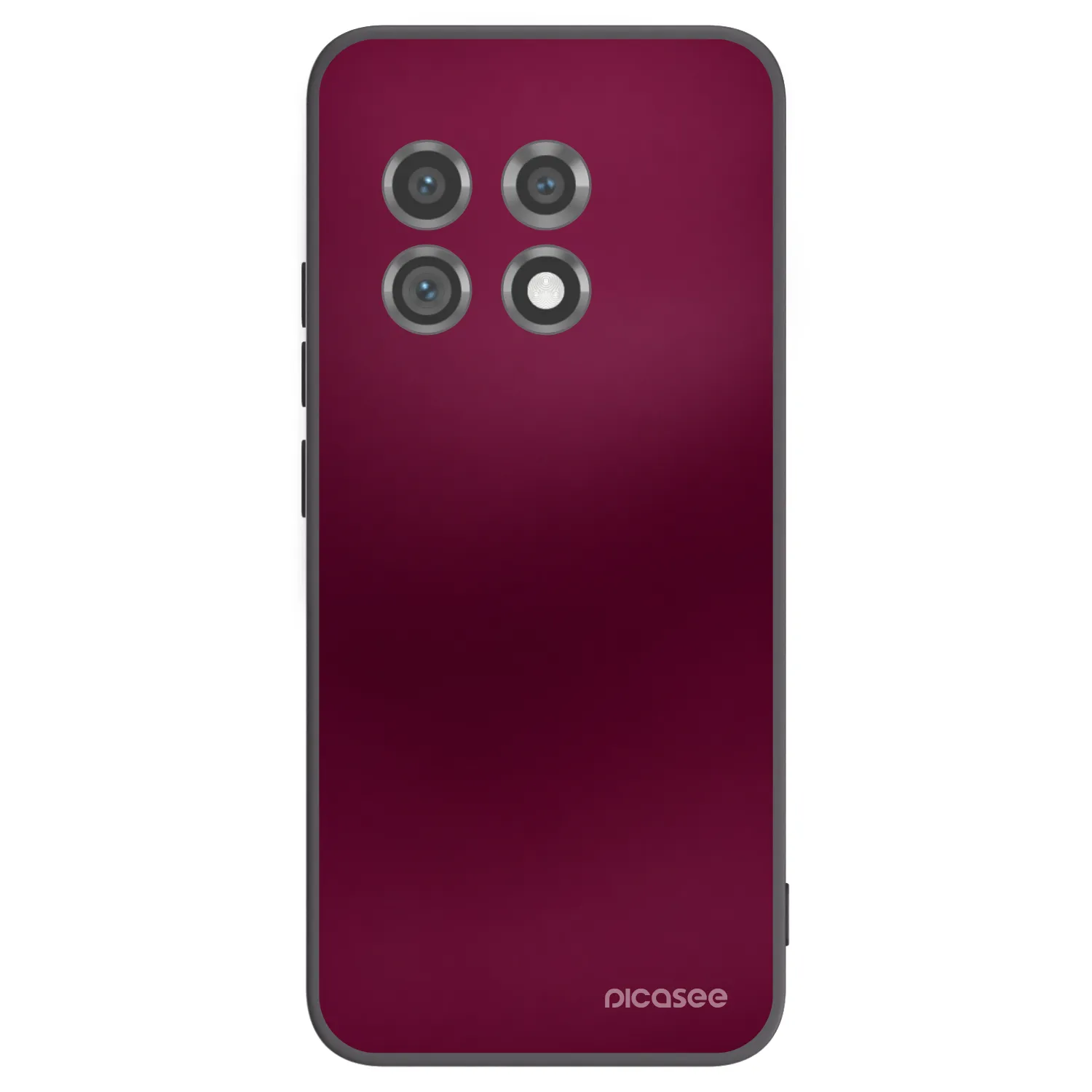Picasee silikonový černý obal pro OnePlus 11 5G - Velvet Bordeaux
