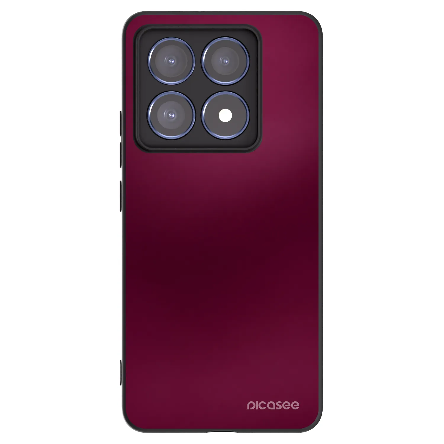 Picasee silikonový černý obal pro Xiaomi 14T Pro - Velvet Bordeaux