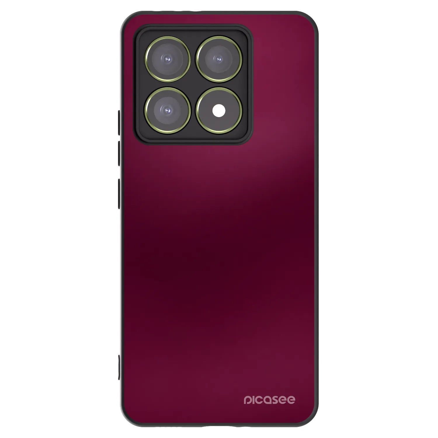 Picasee silikonový černý obal pro Xiaomi 14T - Velvet Bordeaux