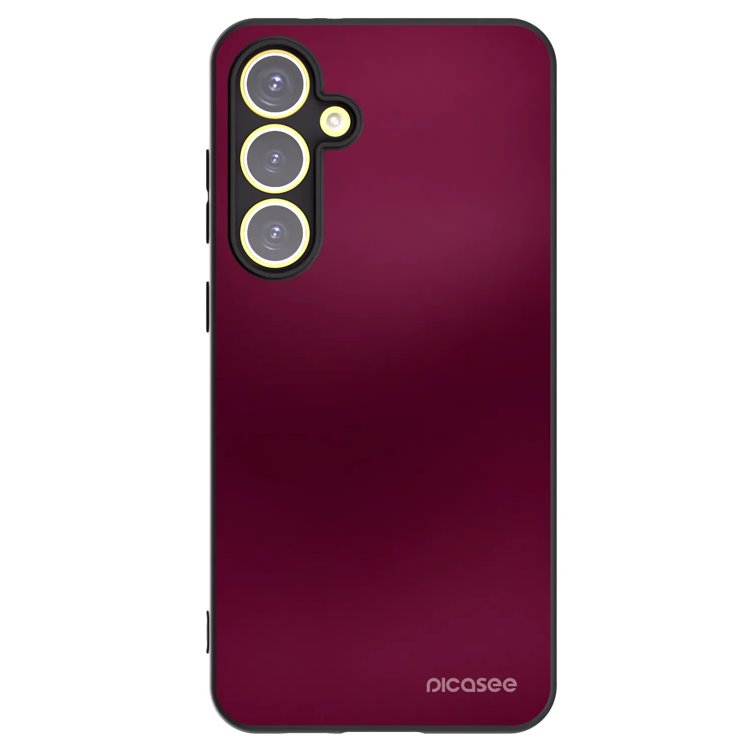 Picasee silikonový černý obal pro Samsung Galaxy S24 FE S721B - Velvet Bordeaux