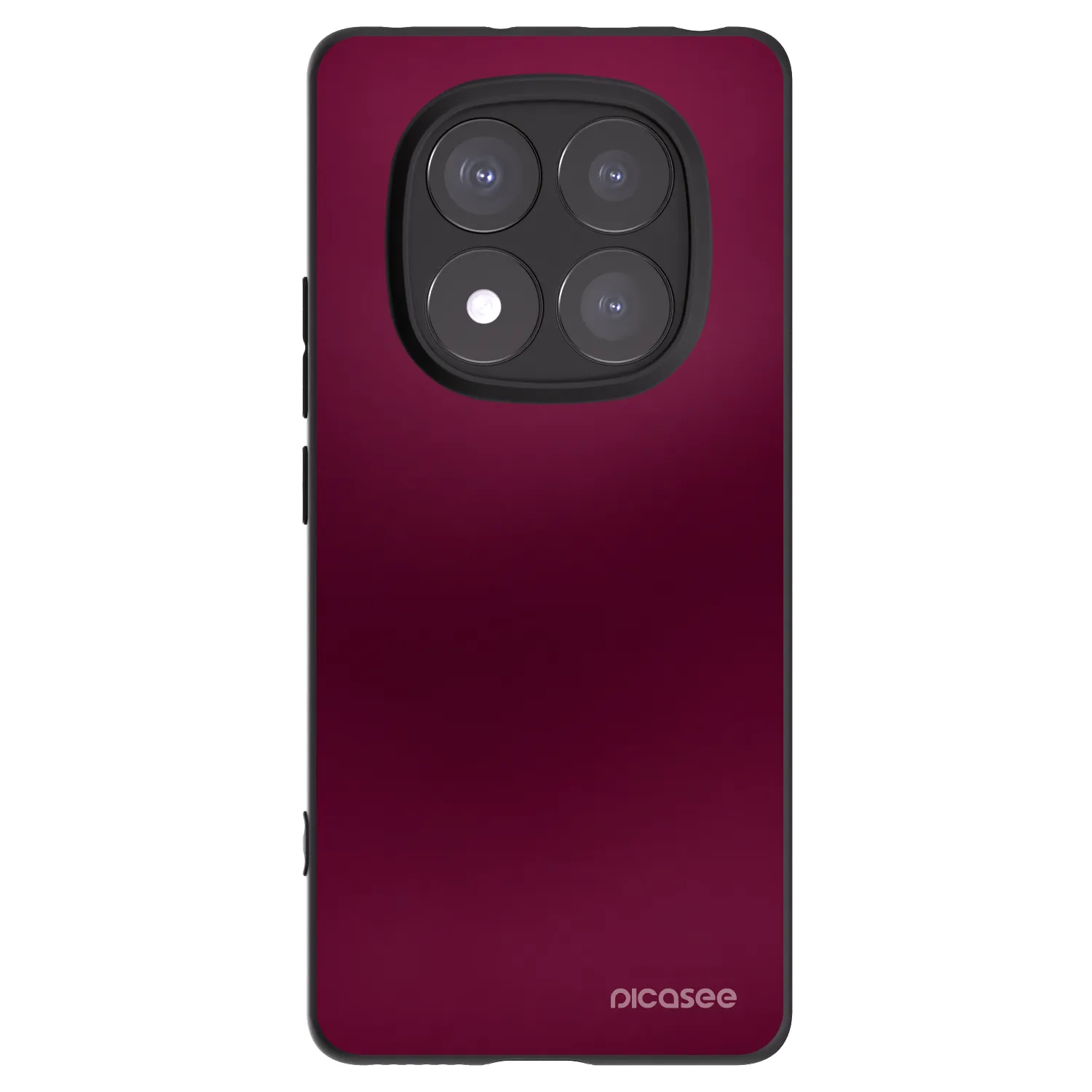 Picasee silikonový černý obal pro Xiaomi Redmi Note 14 Pro+ 5G - Velvet Bordeaux