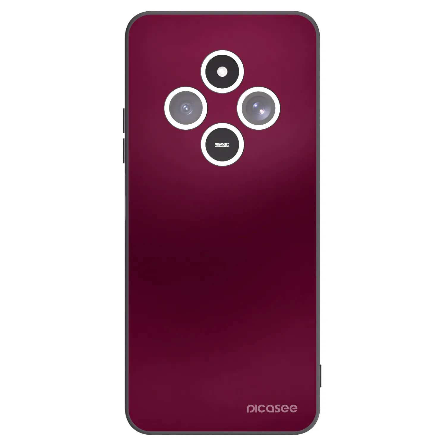 Picasee silikonový černý obal pro Xiaomi Redmi 14C - Velvet Bordeaux