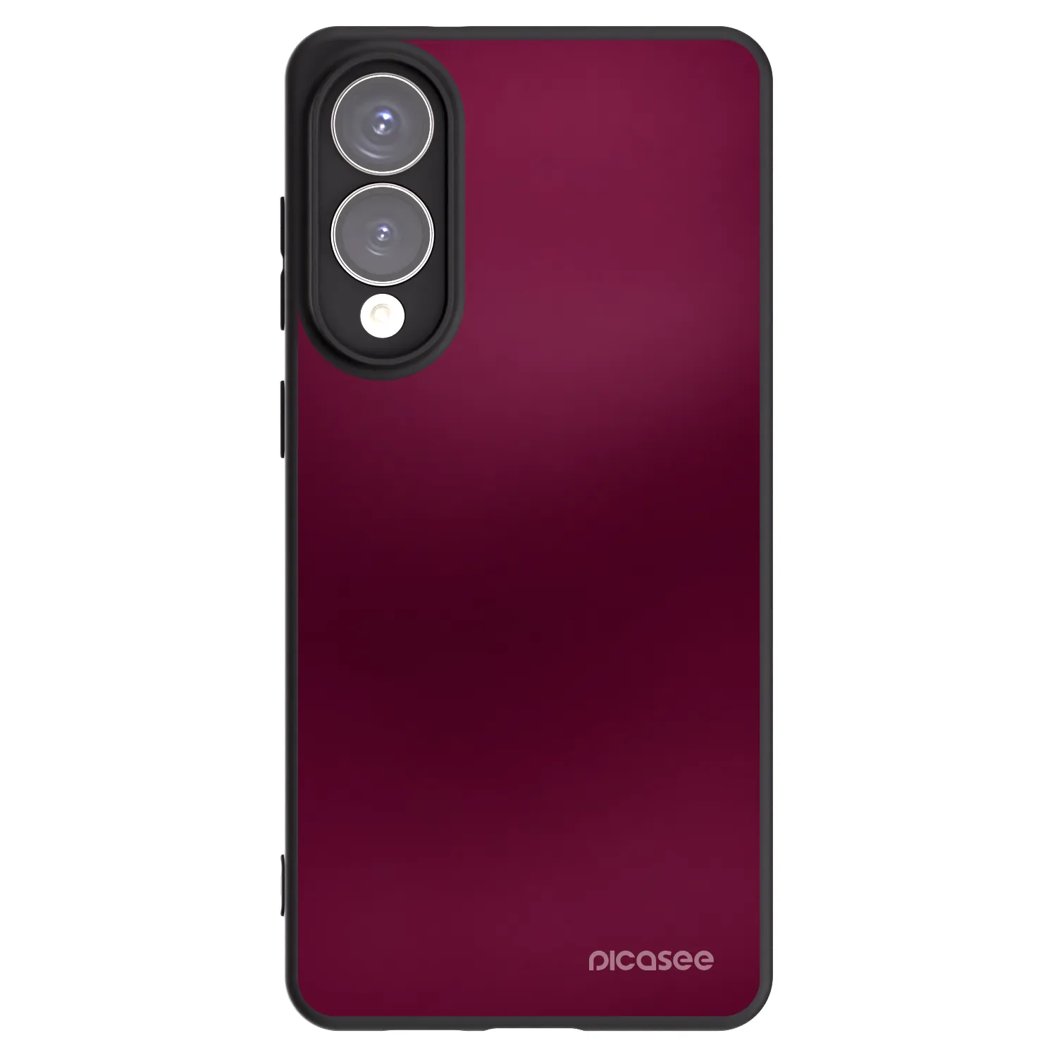 Picasee silikonový černý obal pro Samsung Galaxy S25 Edge 5G - Velvet Bordeaux
