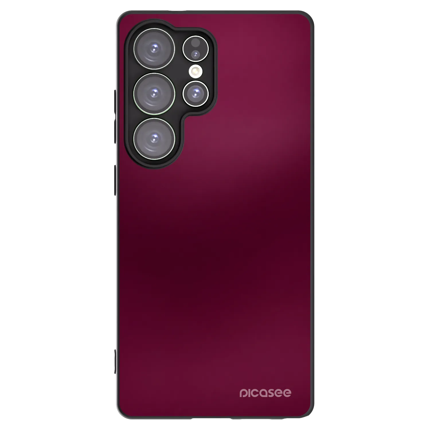 Picasee silikonový černý obal pro Samsung Galaxy S25 Ultra 5G - Velvet Bordeaux