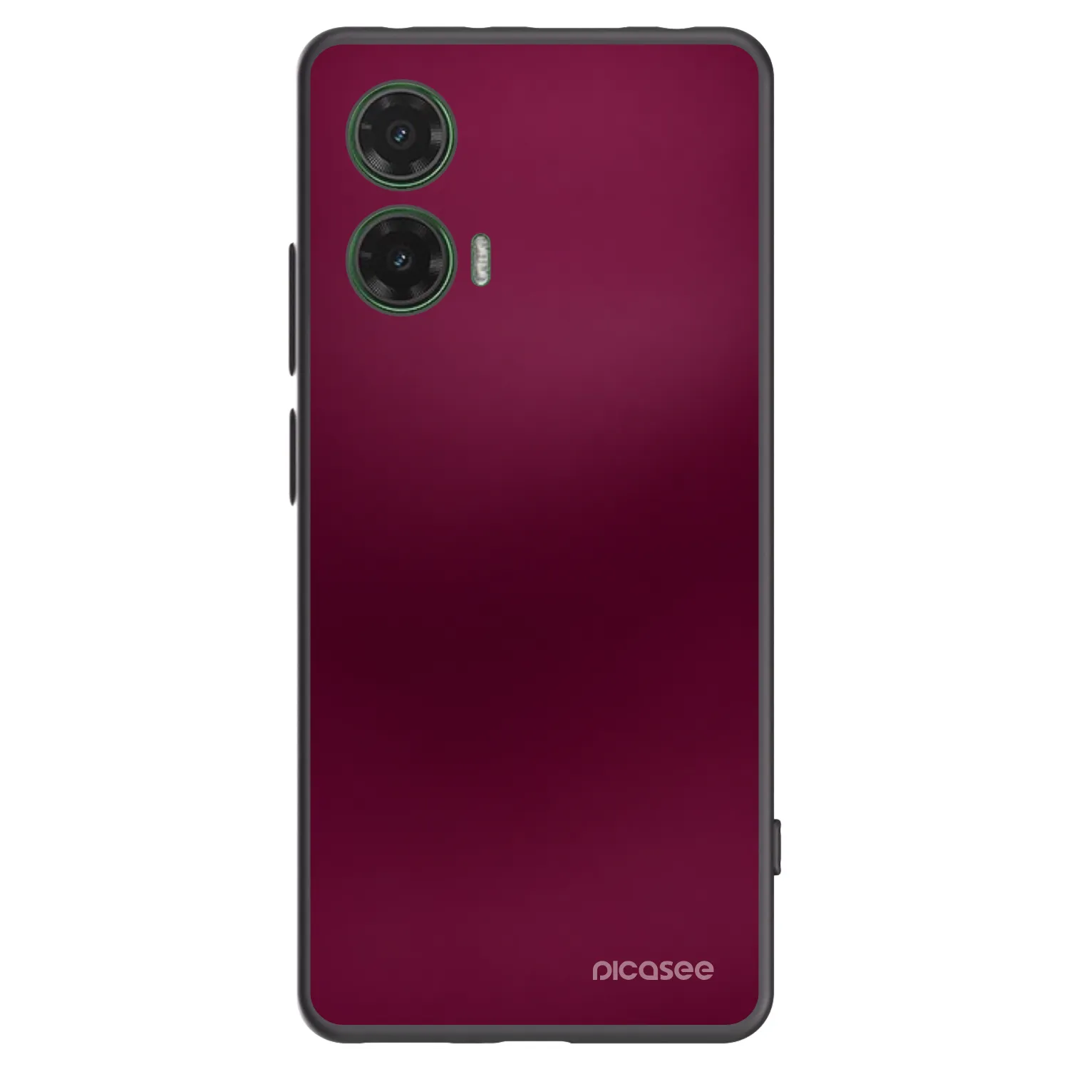 Picasee silikonový černý obal pro Motorola Moto G35 5G - Velvet Bordeaux