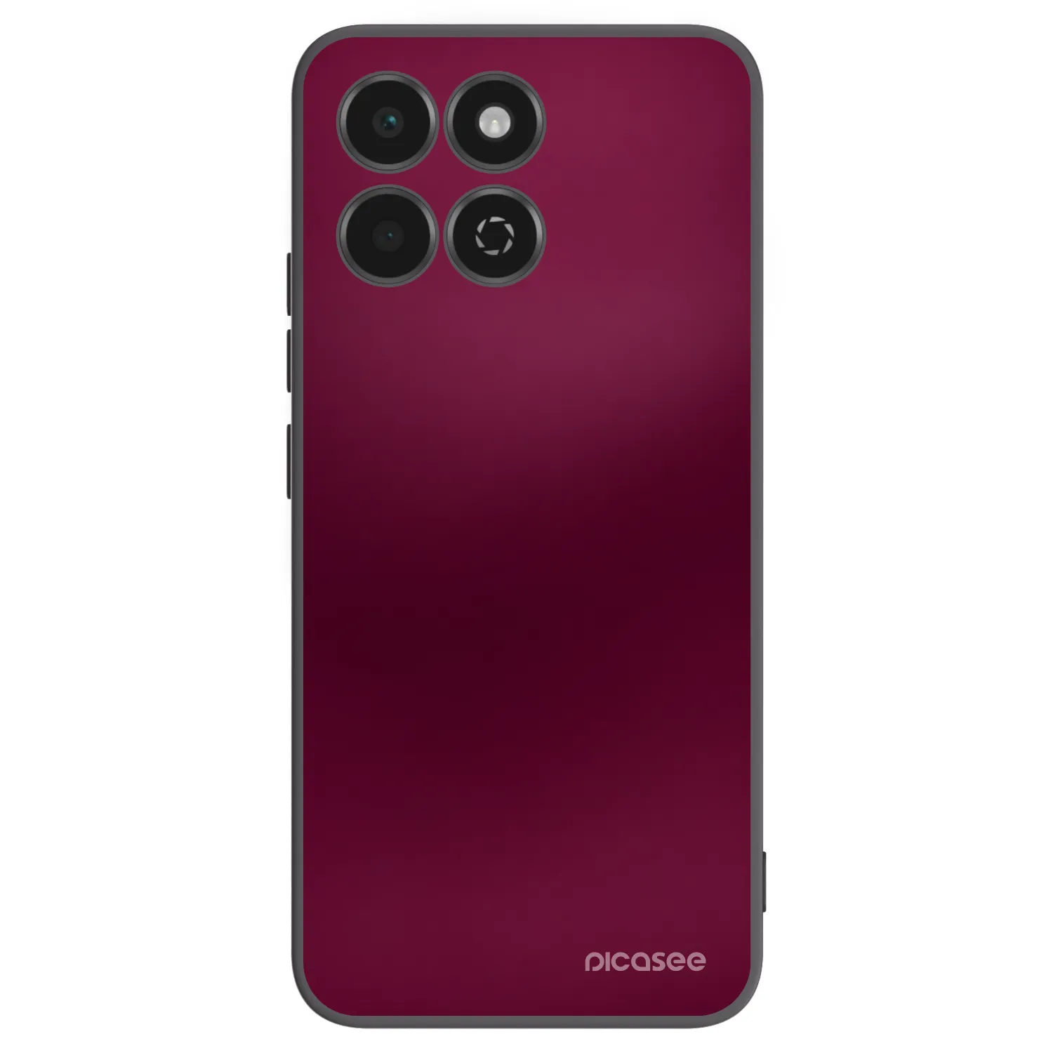 Picasee silikonový černý obal pro Honor 200 Smart 5G - Velvet Bordeaux