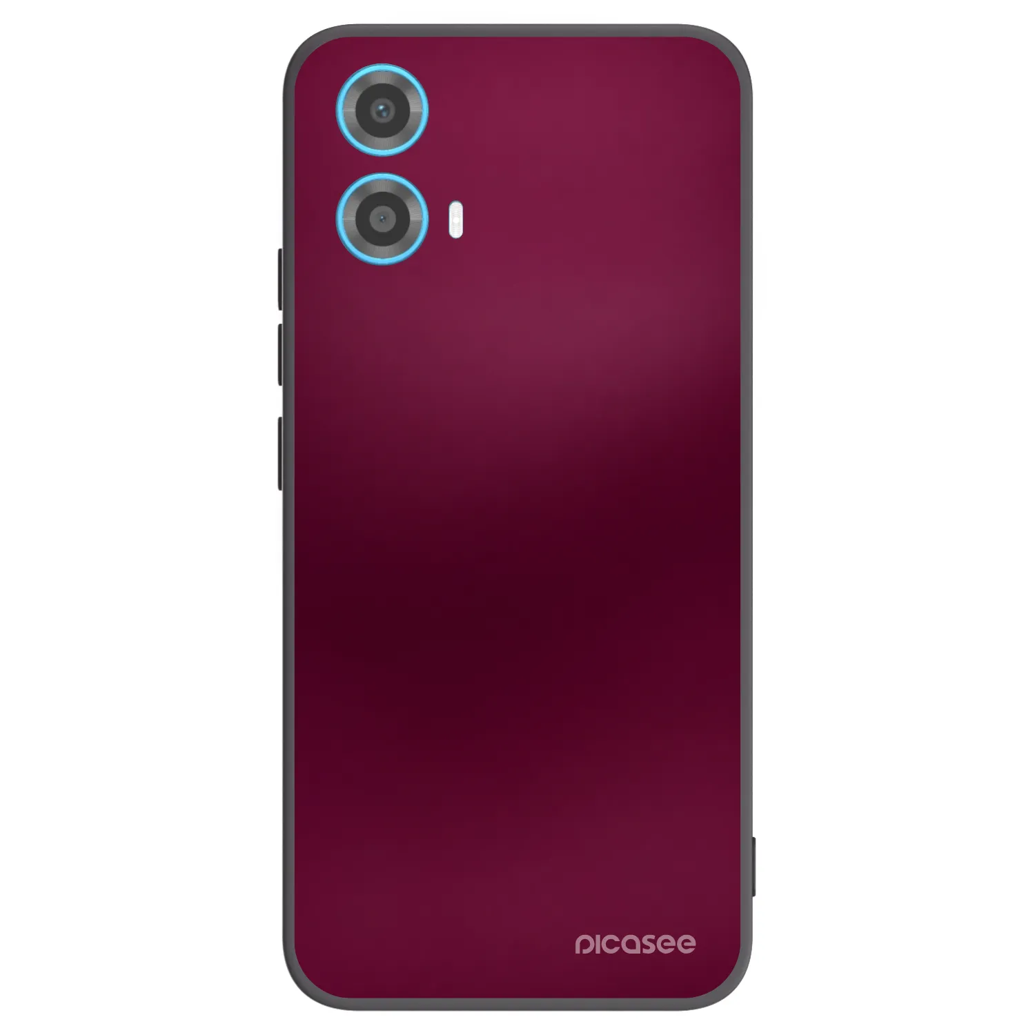 Picasee silikonový černý obal pro Motorola Moto G34 5G - Velvet Bordeaux
