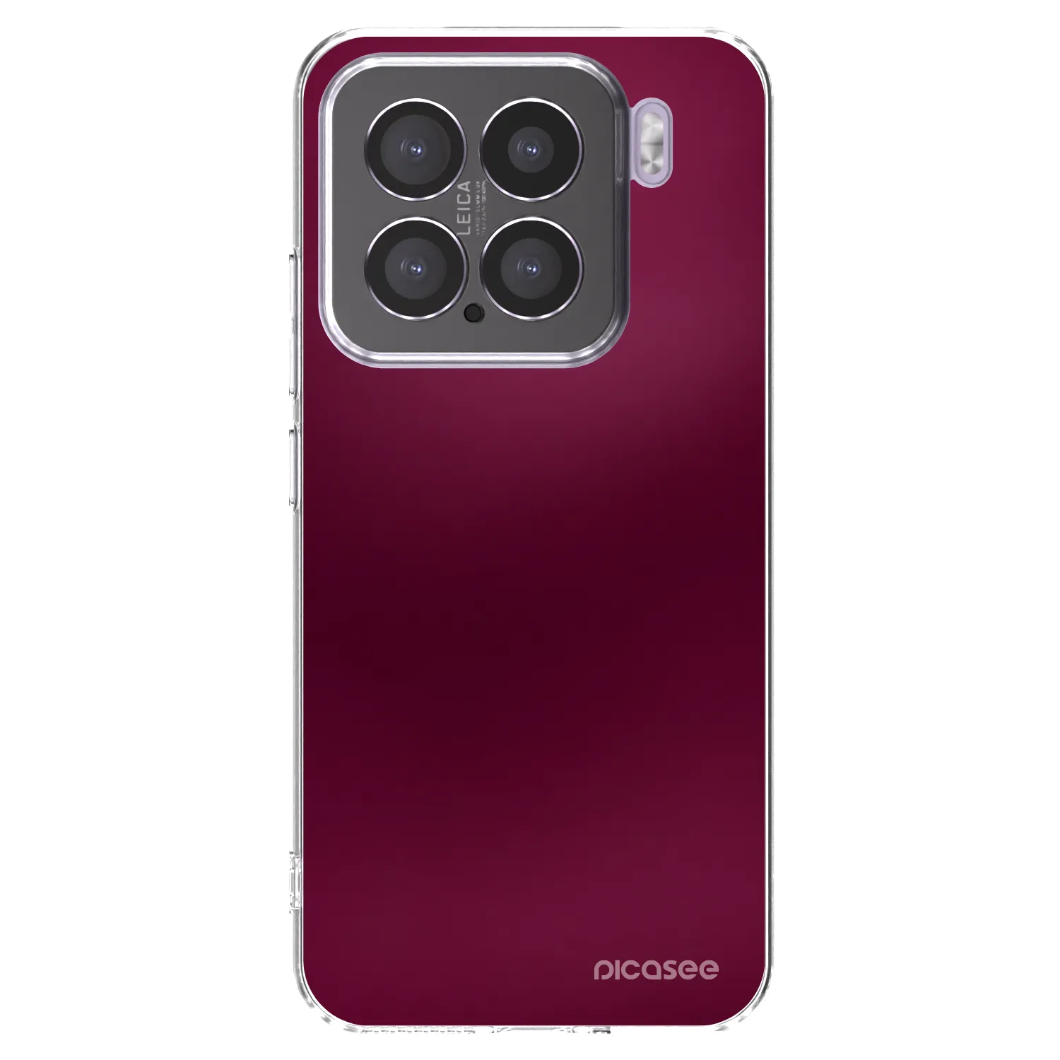 Picasee silikonový průhledný obal pro Xiaomi 15 - Velvet Bordeaux