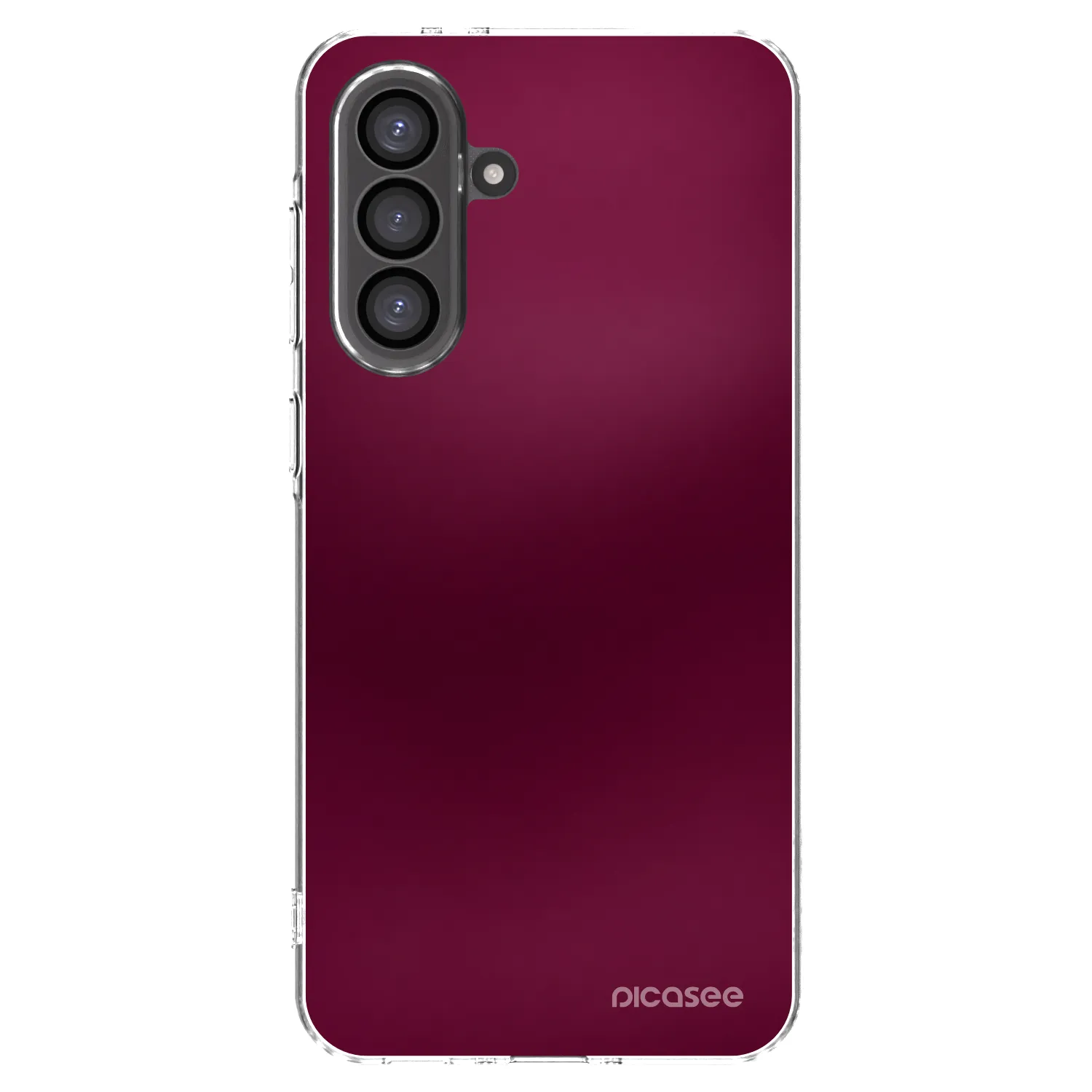 Picasee silikonový průhledný obal pro Samsung Galaxy A56 5G A566B - Velvet Bordeaux