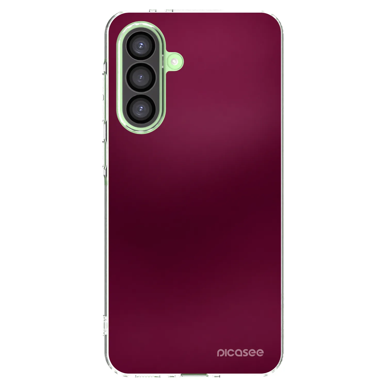 Picasee silikonový průhledný obal pro Samsung Galaxy A26 5G A266B - Velvet Bordeaux
