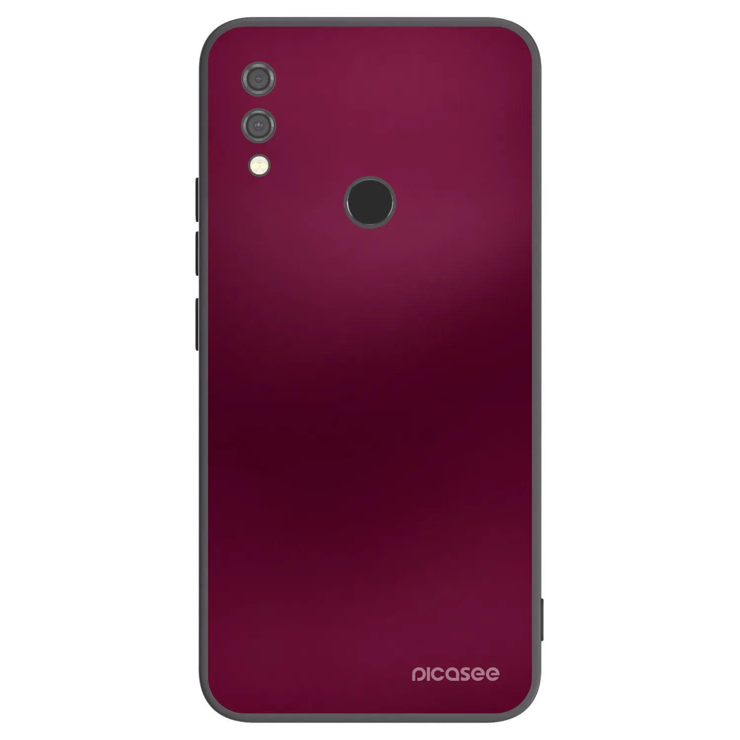Picasee silikonový černý obal pro Xiaomi Redmi Note 7 - Velvet Bordeaux