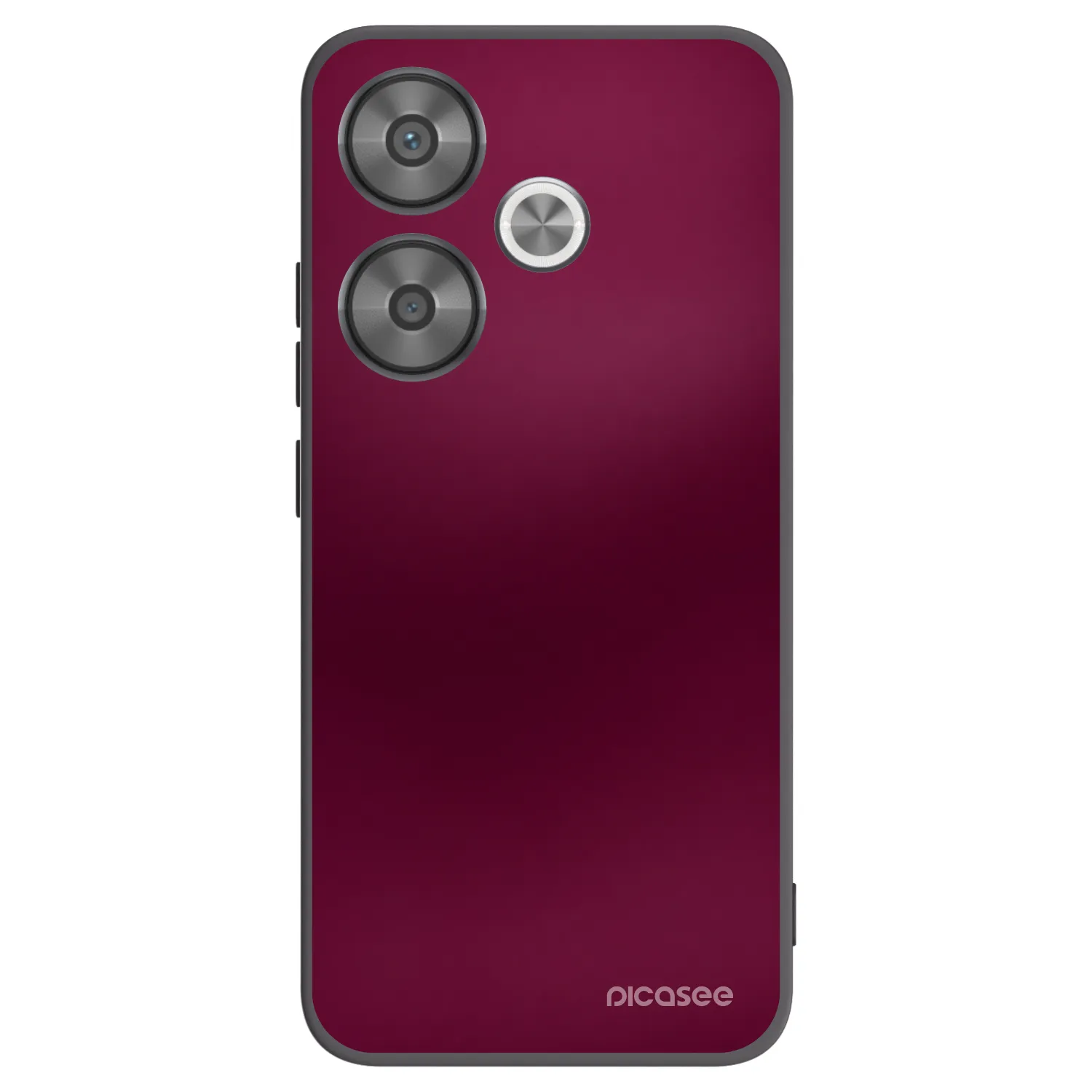 Picasee silikonový černý obal pro Xiaomi Poco F6 - Velvet Bordeaux