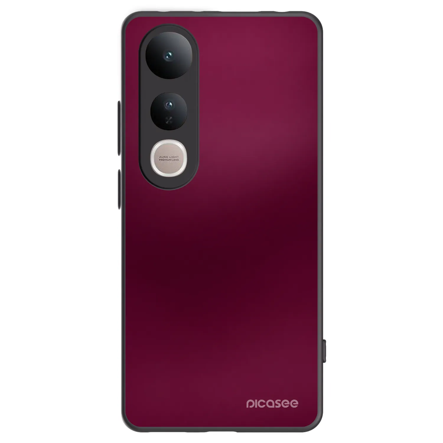 Picasee silikonový černý obal pro Vivo V50 Lite 5G - Velvet Bordeaux